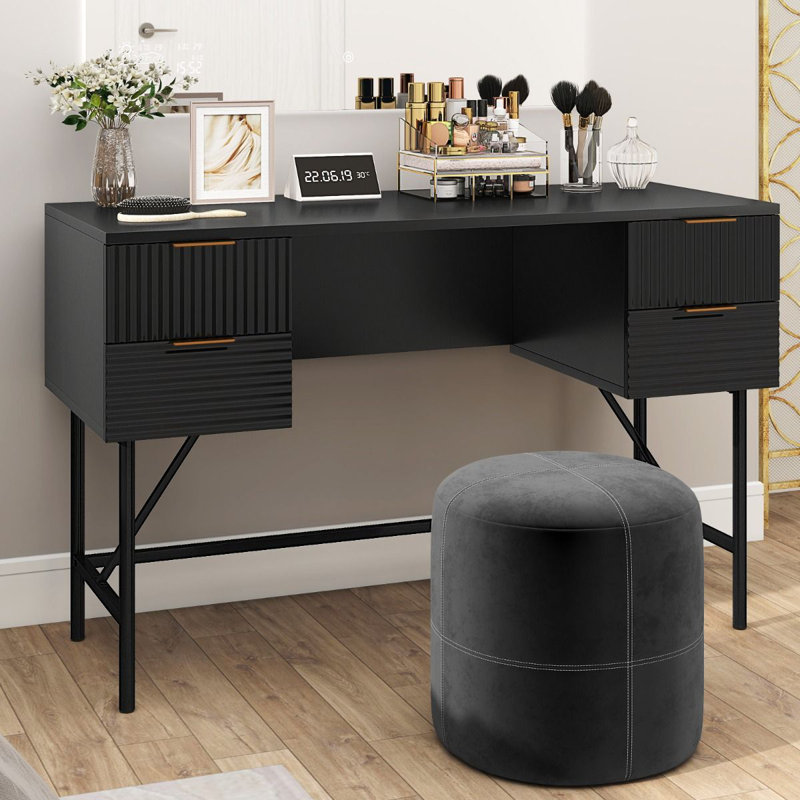 Metal Base Computer Desk