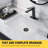 RENIST 14.96" Ceramic Undermount Bathroom Sink with Overflow-93609336