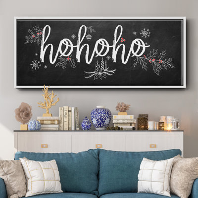Ho Ho Ho - Toile encadrée