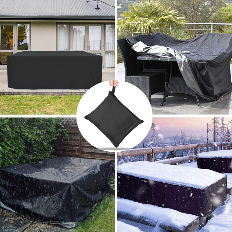 Patio Furniture Set Water Resistant Sectional Dining Table Chair Cover