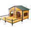 Niche pour chien en bois double TG