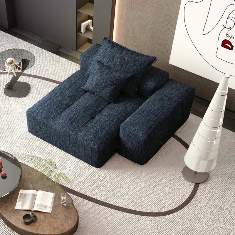 Canapé modulaire surdimensionné Modern, Bleu