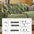 Green Polyester Modular Sofa cushion couch-376989635-376989663-376989633