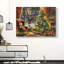 Arbre de Noël, art mural sur toile-238571076