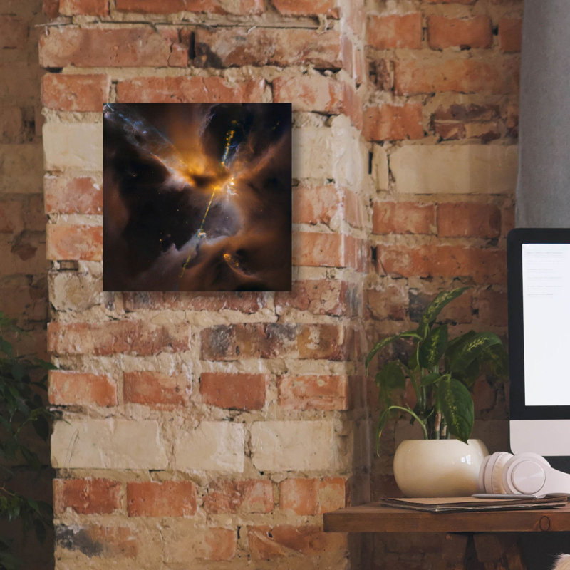 «Herbig Haro 24» par Hubble Space Telescope, art mural de la NASA, H 12 po x l 12 po x P 0,75 po