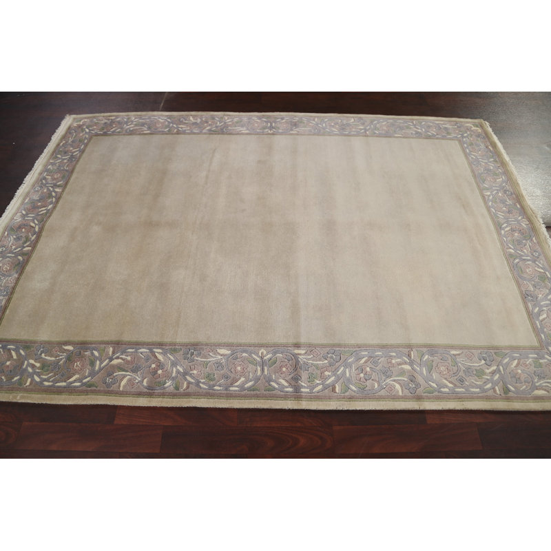 Tapis oriental en laine népalais noué à la main 5 x 8 po