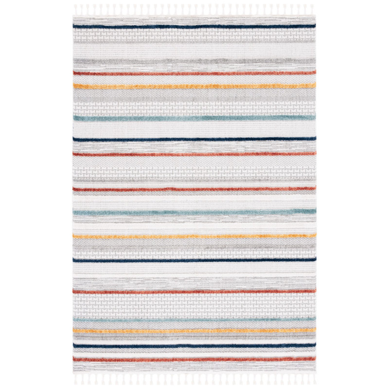 Onna Performance Striped Rug, Rectangle 5'3" x 7'6"