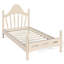 Base de lit plateforme en bois avec tête de lit Chic-133013983-133013985