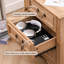 Table de chevet de 21,65 po de largeur avec 3 tiroirs-118100478-119323917