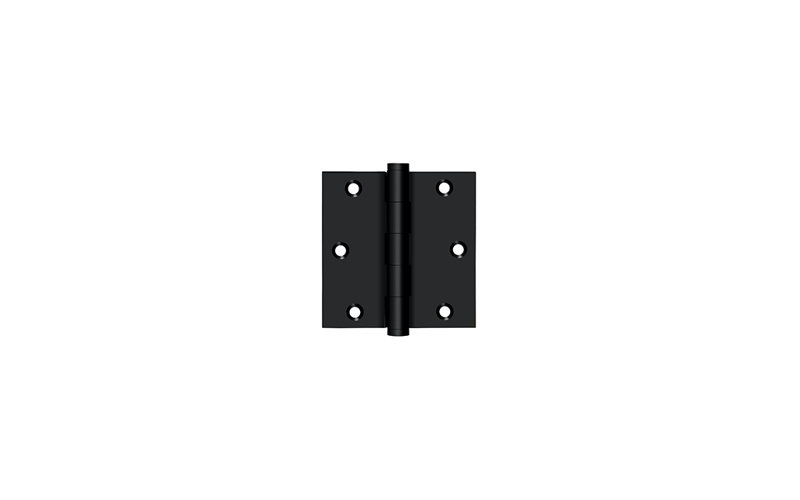 Butt Bearing Hinge, Paint Black