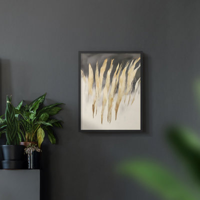 Série FLORAL DCLXI - reproduction encadrée de qualité supérieure - prête à être accrochée - aucun clou requis