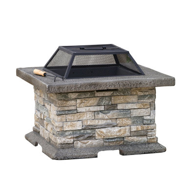 28" SQUARE MGO FIRE PIT