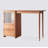 Nordic Double-Slab Solid Wood Storage Bar Table