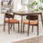 Upholstered Solid Wood Dining Chair Side Chair-1686037628