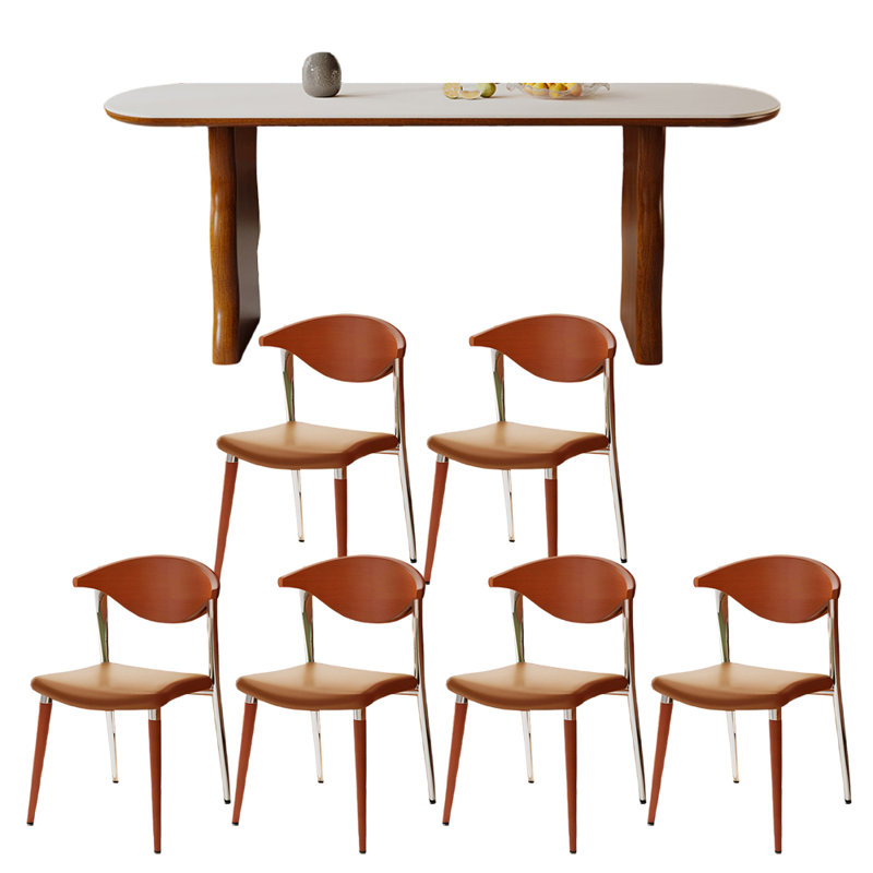 Ensemble de table de salle à manger de style français, H 29,5 po x L 55,1 po x l 31,5 po