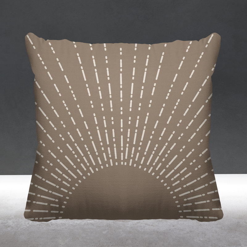 Coussin Bibo, L 17 po x H 17 po, Beige