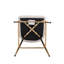 Tabouret de bar rembourré avec repose-pieds Elijah-107437724