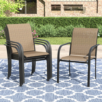Outdoor Stackable Patio Dining Chairs