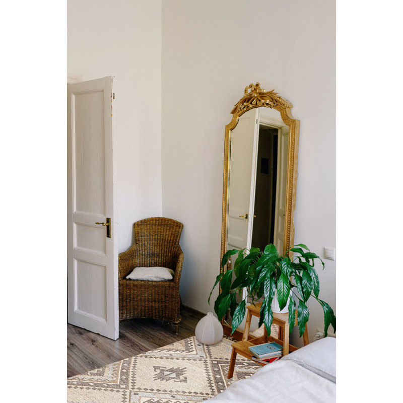 Tapis unique Kilim crème 5 pi 1 po x 8 pi 0 po Ankara