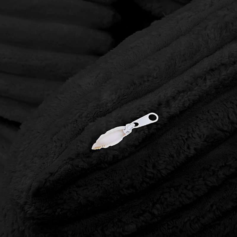 Méridienne à canapé-lit Living Room, Noir
