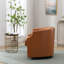 Fauteuil d'appoint pivotant pour le salon, Wildon Home®, noir-87847544