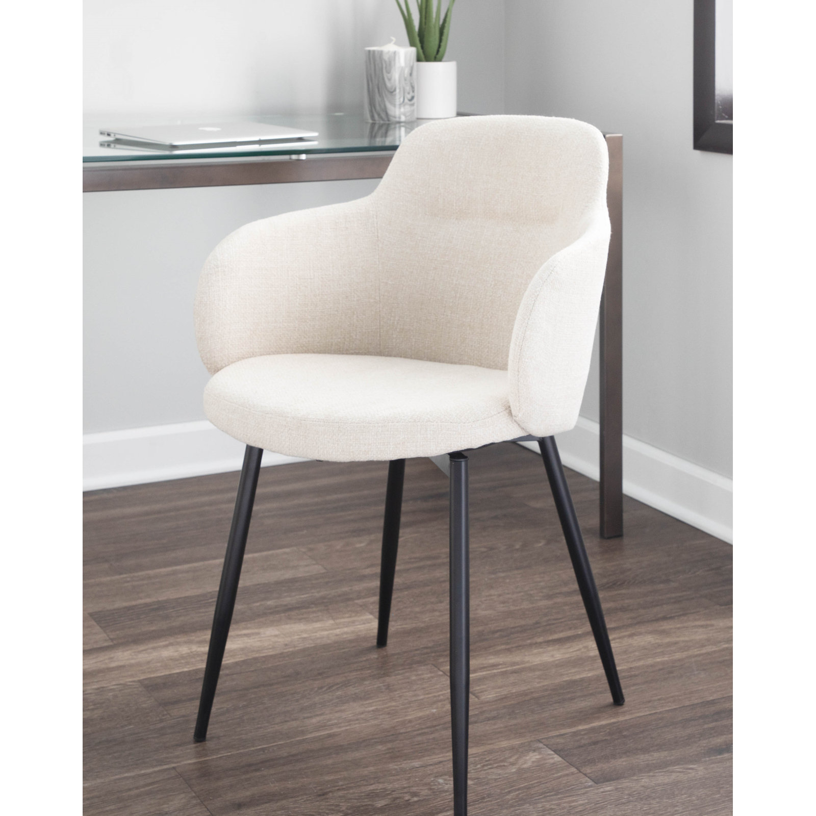 Shofner Dining Armchair, Cream 