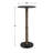 Stacked Pedestal Aluminum End Table