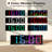 12” digital wall clock full screen display black color