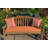 Casual Cushion Stripe Sunbrella® Fabric 1-Piece Indoor/Outdoor Square Throw Pillow, 18"W x 18"L, Dolce Mango-63225068-76892016