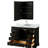 Deborah 48 " W Freestanding Standard Single Vanity Bathroom Vanity With Marble Top with Mirror-40066028-80205294