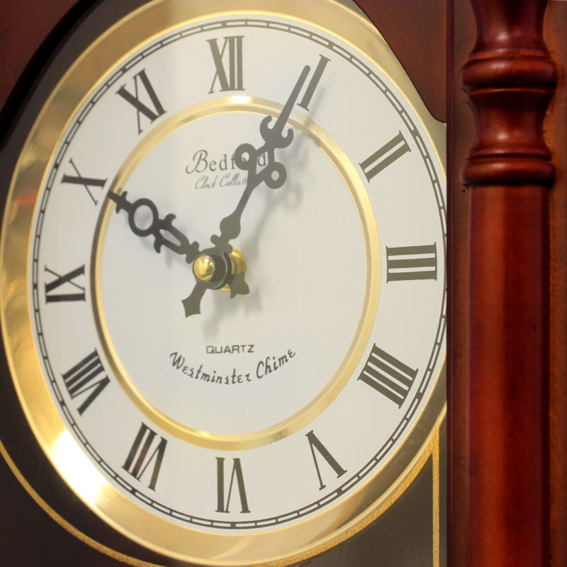Solid + Manufactured Wood Wall Clock