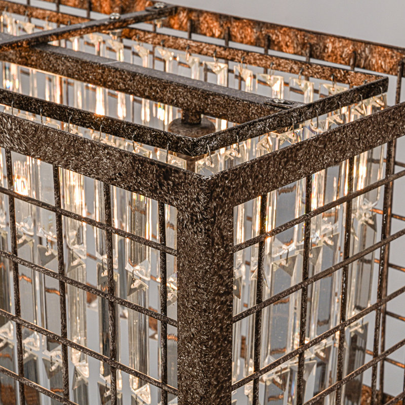 Lustre en cristal 4 lumières