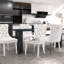 Chaise de salle à manger rembourrée en velours Johnfrancis-377595994-377595992