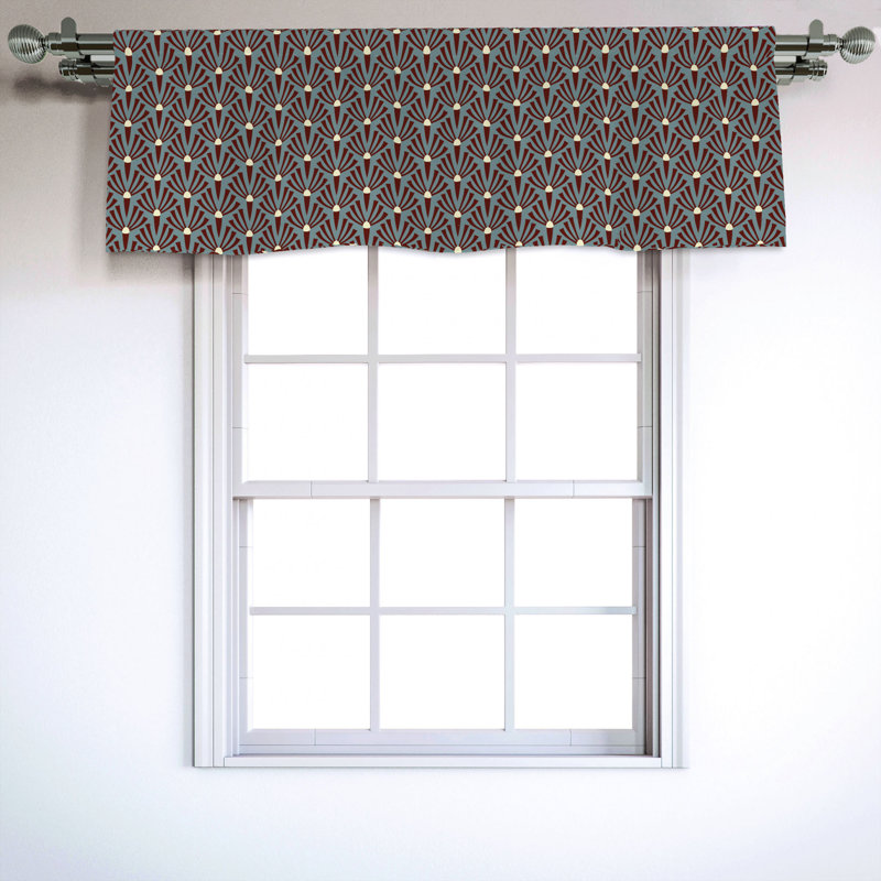 Sateen Ruffled Window Valance