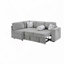 Canapé-lit modulaire convertible avec couchettes coulissantes doubles-1858674282