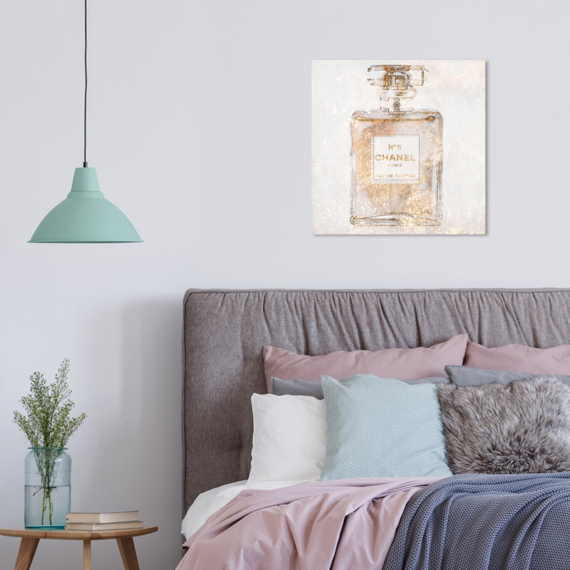Parfum Glimmer - peinture sur toile, Toile tendue, H 12 po x l 12 po, Sans cadre