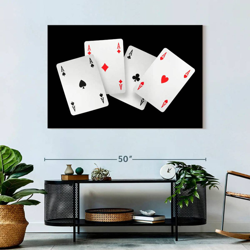  «Four Ace Card», H 32 po x l 48 po