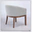 Chaise de salle à manger demi-tonneau Mid-Century-1017826349