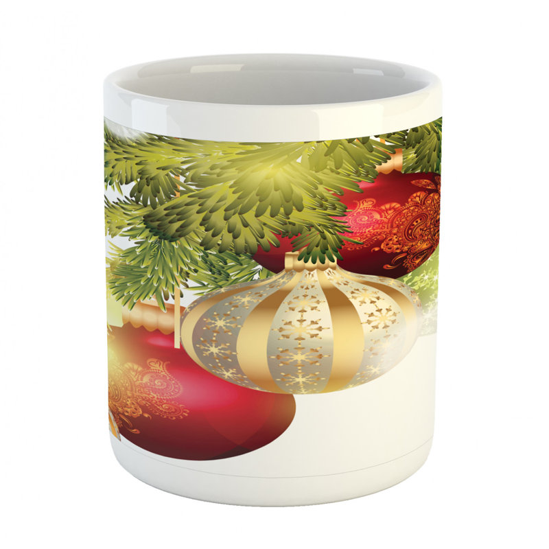 Grande tasse à café baubles