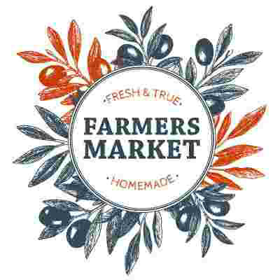 Local Farm Fresh Harvest Market Reverse Canvas Sign / Fall 