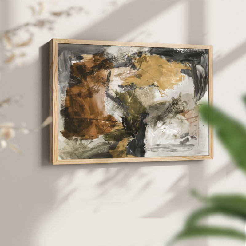 Warm Neutral Medley II - impression encadrée - réversible, H 8 po x l 10 po