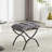 Modern Soft And Comfortable Accent Chair With Ottoman, Armrests And Side Pocket For Small Spaces-529341770