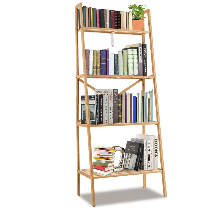 McLeansboro 148 cm H x 60 cm W Bamboo / Rattan Bookcase
