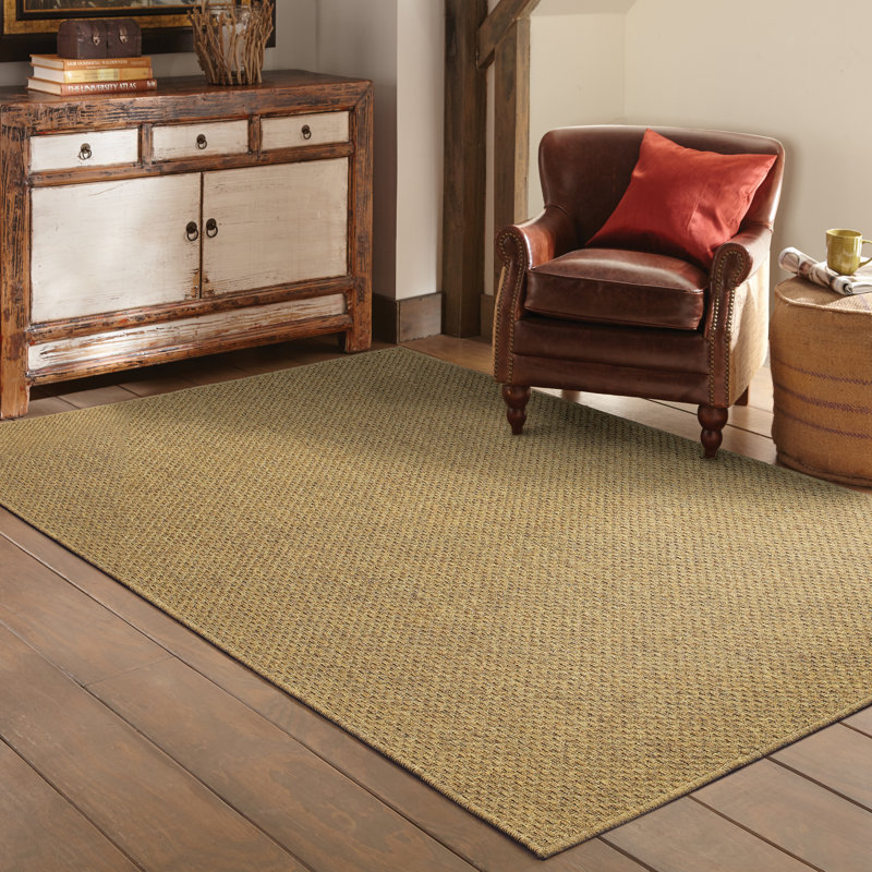 Tapis intérieur / extérieur brun clair Stenya, Rectangle 3 pi 7 po x 5 pi 6 po