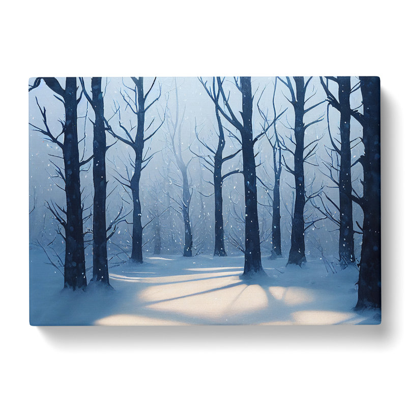 Winter Forest Snow Vol.3 - Wrapped Canvas, 35cm H x 50cm W x 3cm D