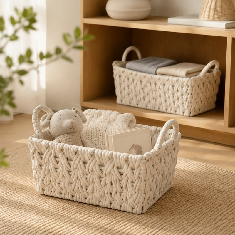 Decorative Storage Basket (2 pack)