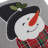 Santa Claus Wool Blend Pillow Cover