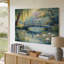 Impression sur toile Serene Garden Blue Bridge Water Lily-129652612