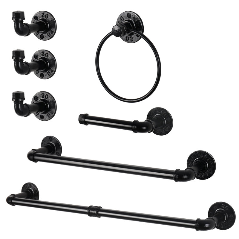 7 - Piece Bathroom Hardware Set