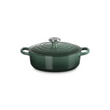 Le Creuset Enameled Cast Iron Signature Wide Round Oven, 3.5 Qt., Licorice
